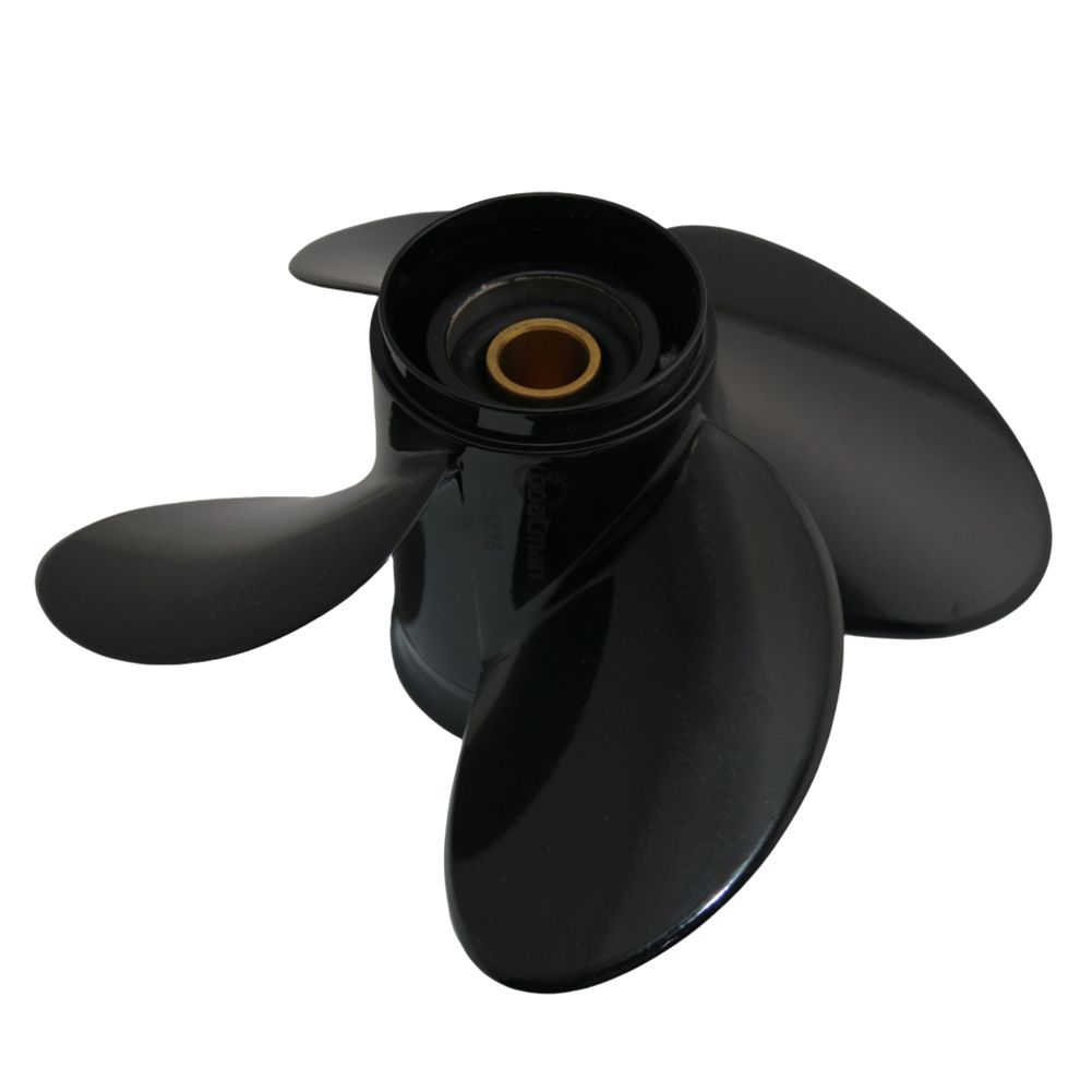 4 Blade Aluminum Outboard Propeller fit BRP,Johnson Evinrude OMC Stern Drive Prop Engines 40-140 HP,13-Spline - Image 4
