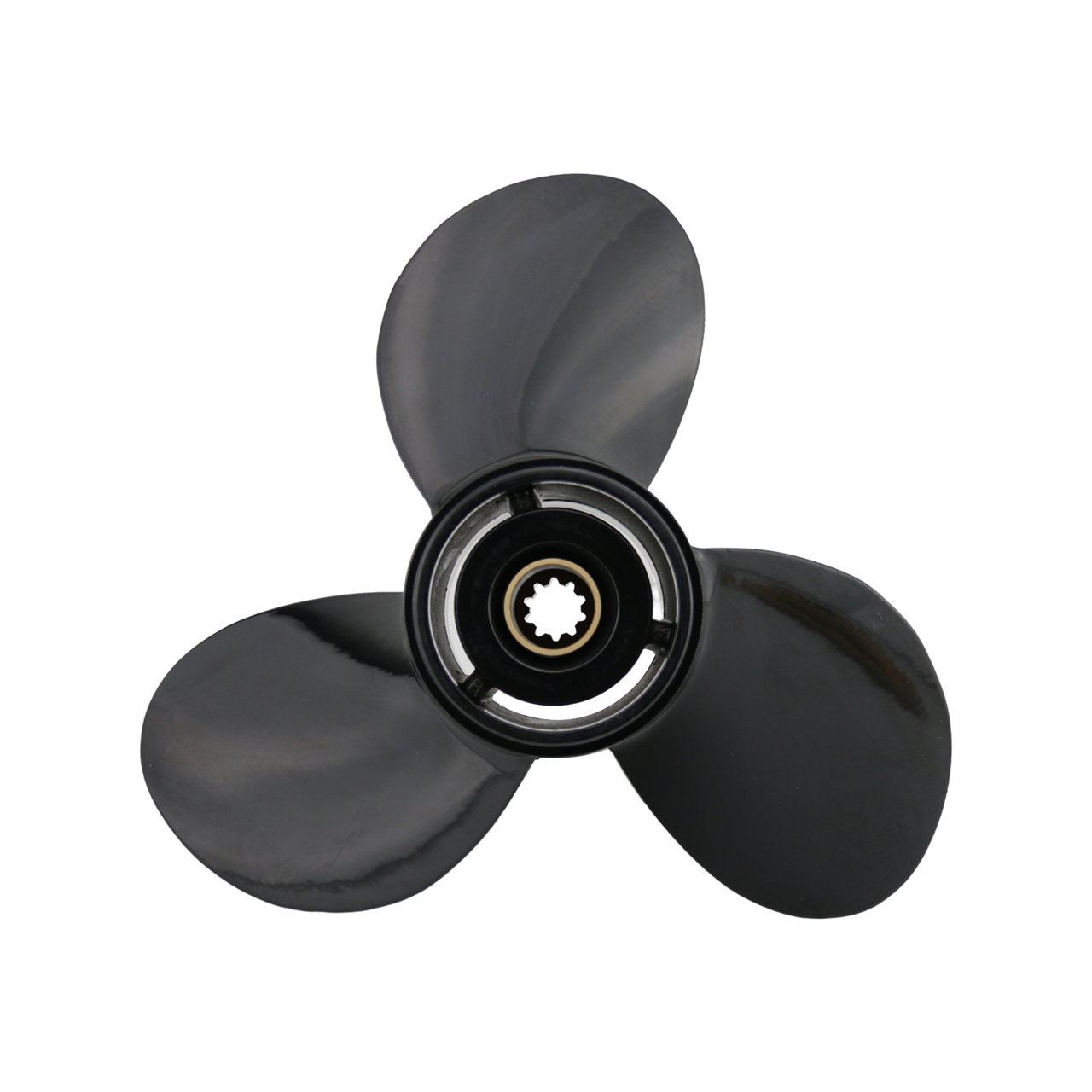 10 3/8x11 Outboard Propeller Aluminum Fit Mercury Boat Engines 9.9HP - 25HP