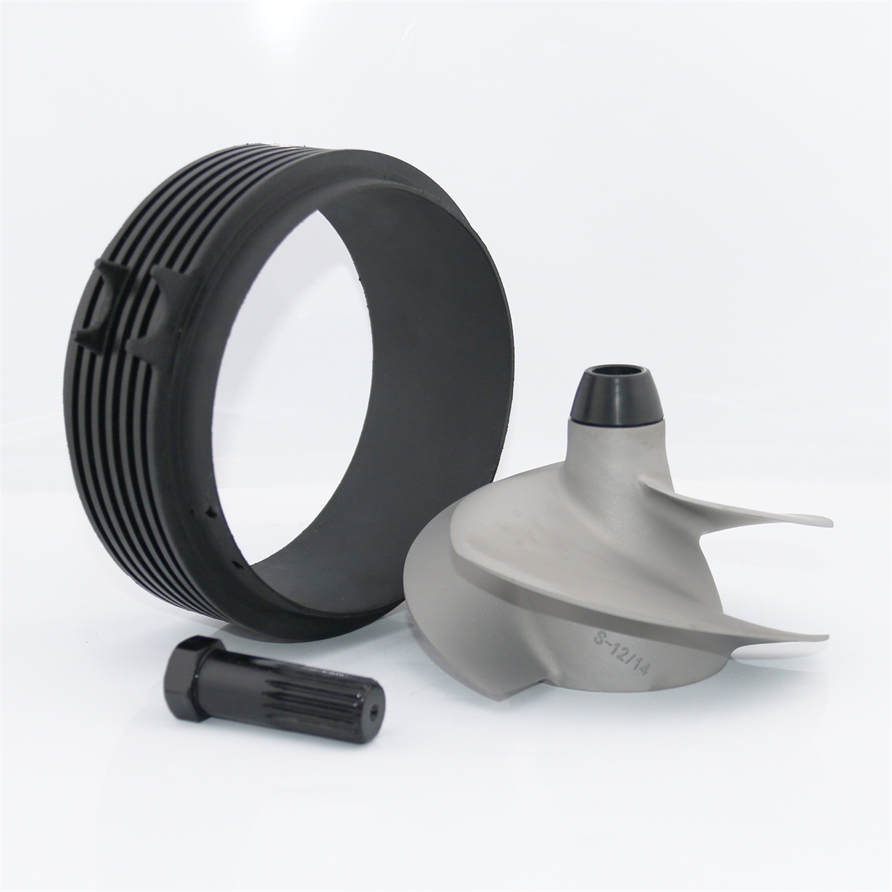 Jet Ski Impeller for Sea Doo Watercraft Compatible Solas SK-CD-12/14 Sand Blasted / Polished 3 Blades 140mm
