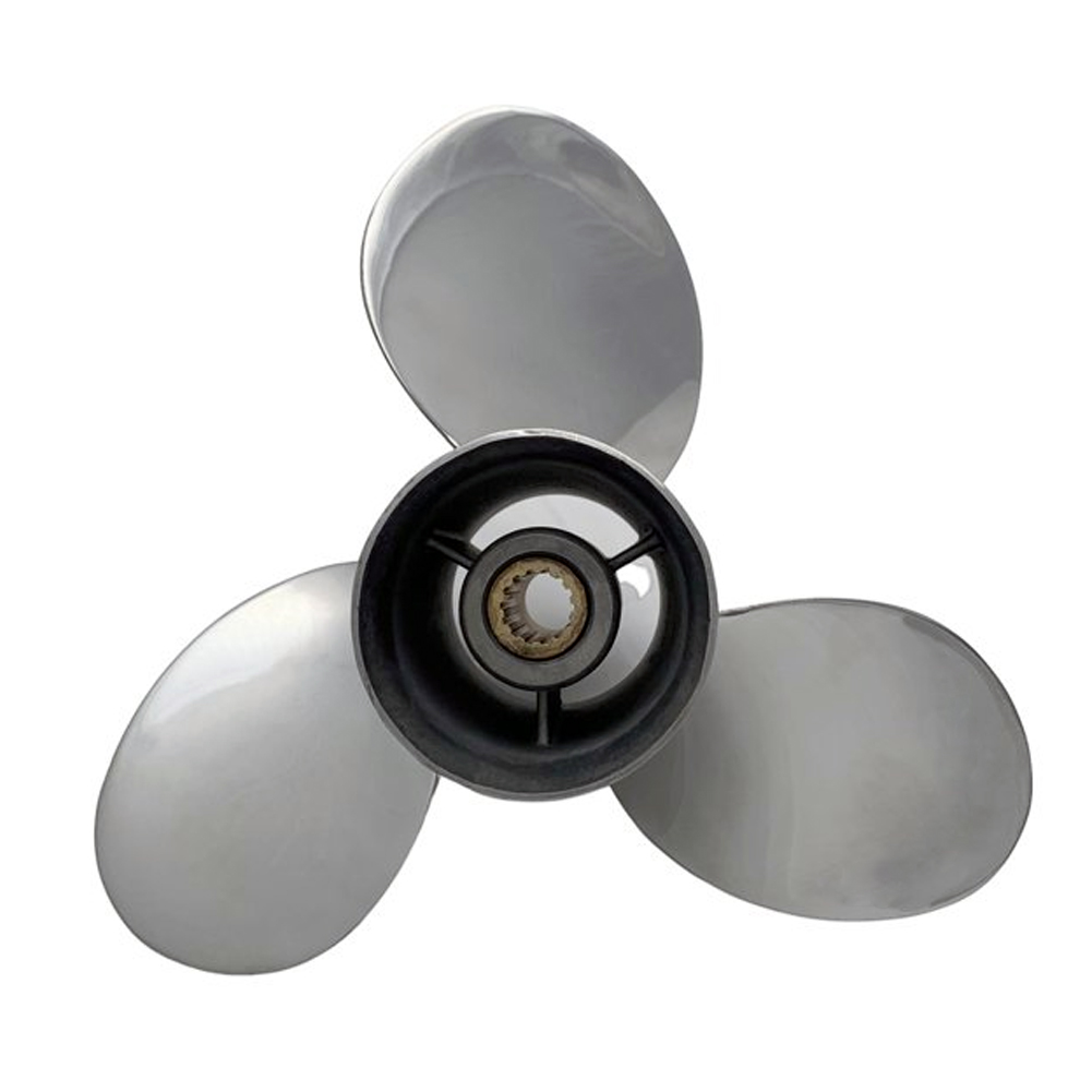 Stainless Steel Propeller 10 1/4x12 for JOHNSON Outboard 25-30HP Prop 10 Tooth RH OEM NO:5032109
