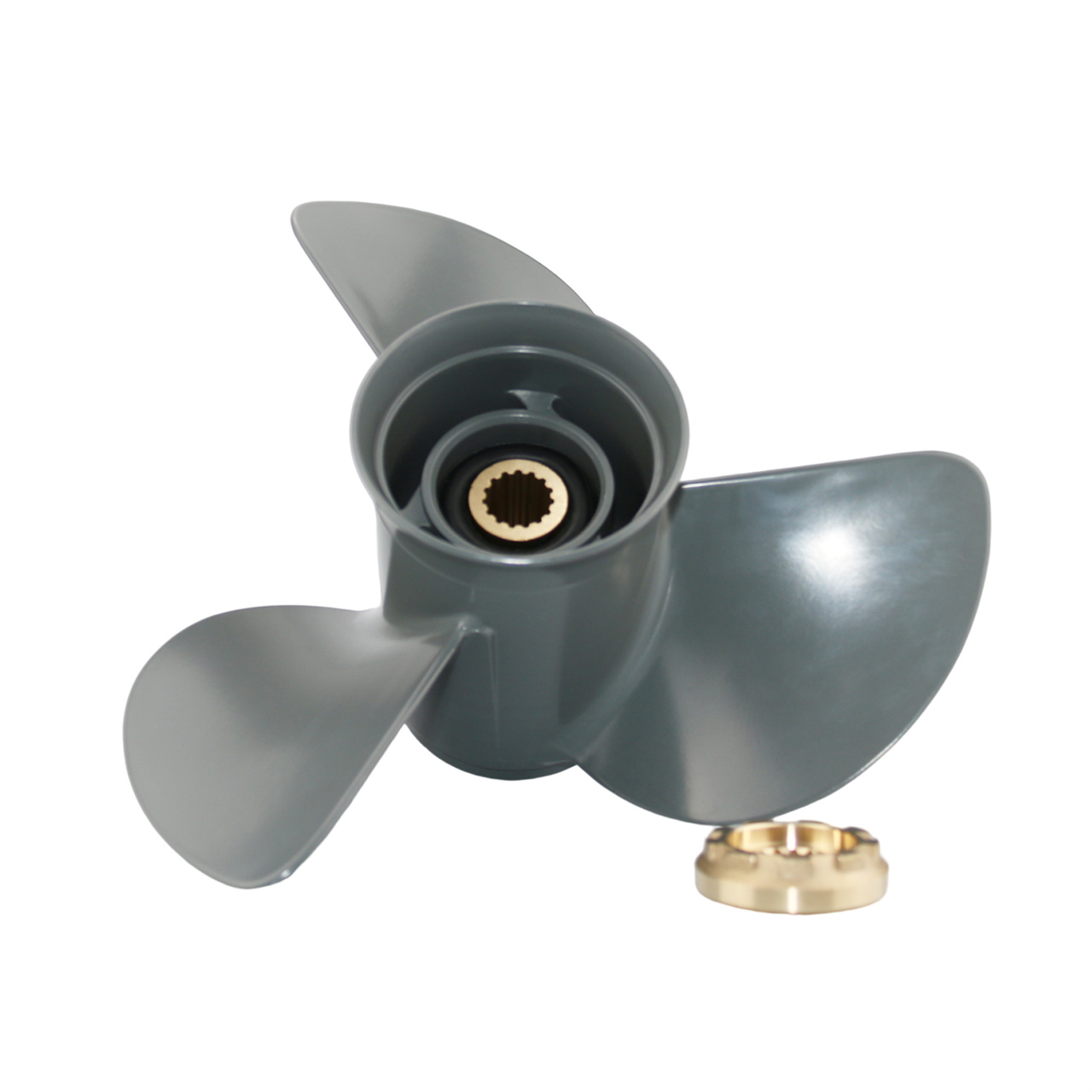 Diameter 14x17 Pitch Outboard Aluminum Propeller for Honda 60-140hp Engine Motor 4.25" Gearcase - Image 5