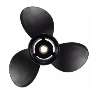 10 1/2x11 Aluminum Outboard Boat Propeller fit Johnson Evinrude Cupped Prop Engines 15-35 HP,14-Spline