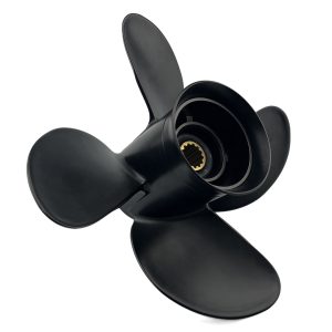 10.6x12 Outboard Propeller Aluminum Fit Mercury Boat Engines 25HP - 70HP Pressed-In Hub 4 Blades