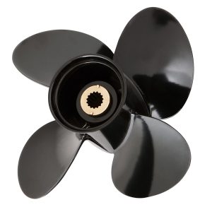 13.8x11 Outboard Propeller Aluminum Fit Mercury Boat Engines 40HP - 140HP Pressed-In Hub 4 Blades