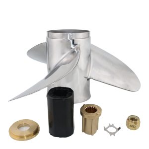 13 1/2x17 Outboard Propeller Stainless Steel Fit Mercury Boat Engines 40HP - 140HP Interchangeable Hub