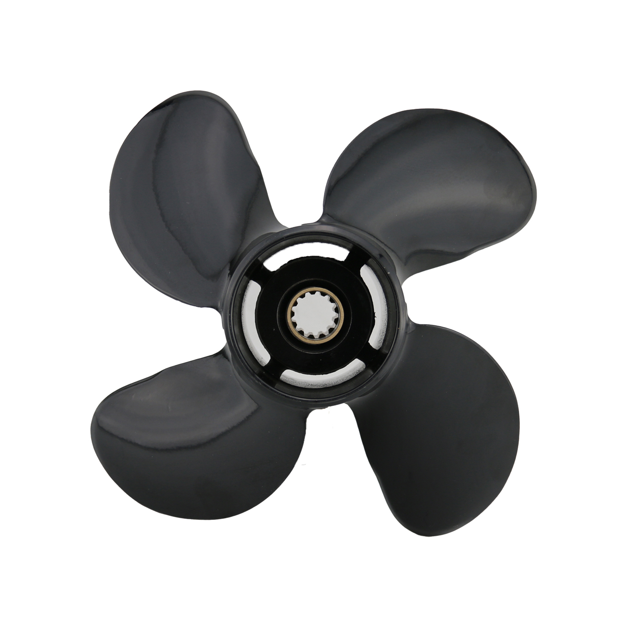 10.3x13 Outboard Propeller Aluminum Fit Tohatsu Boat Engines 35HP - 50HP 4 Blades - Image 5