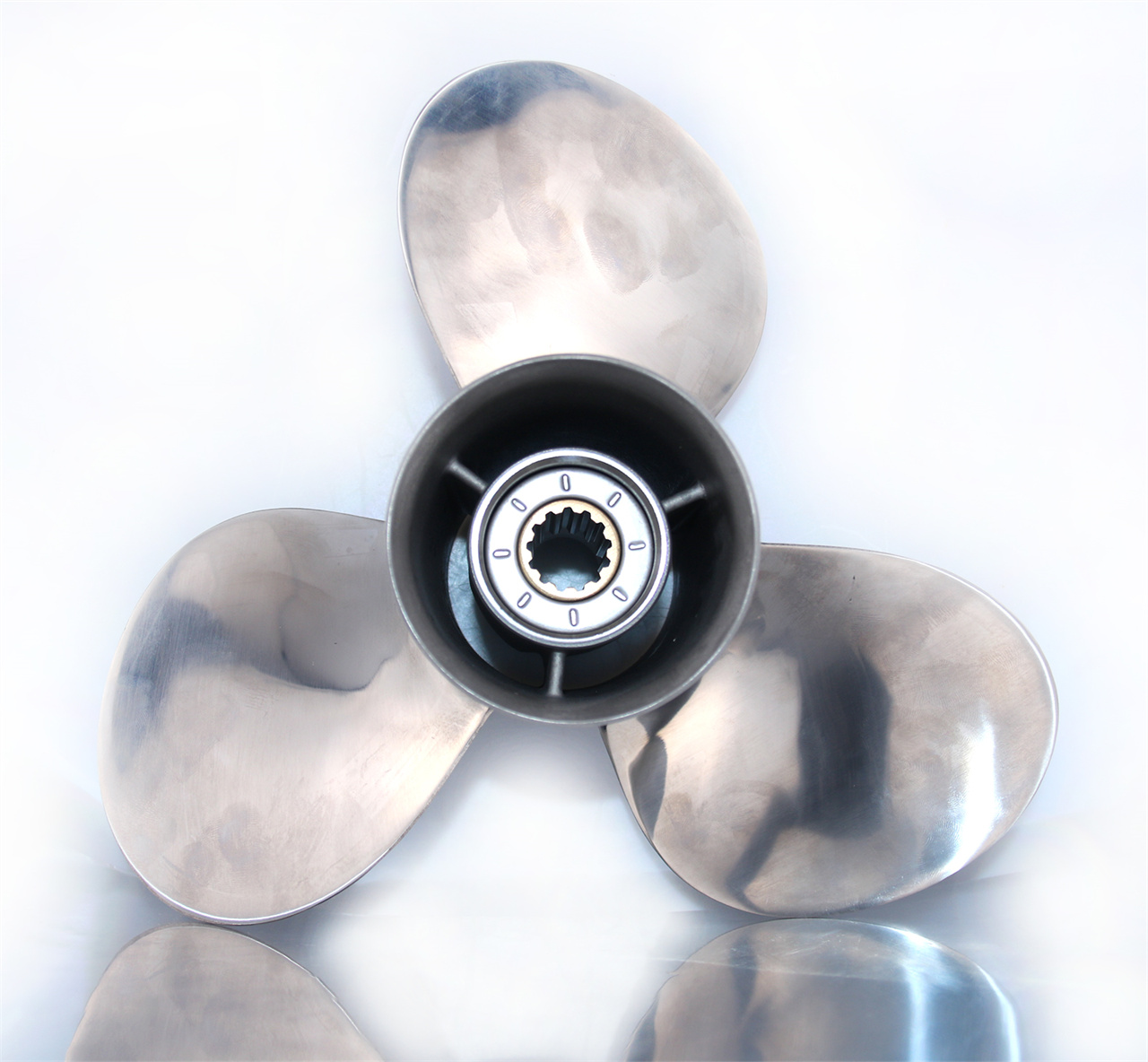 10 3/4x12 Outboard Propeller Stainless Steel Fit Tohatsu Boat Engines 35HP - 50HP