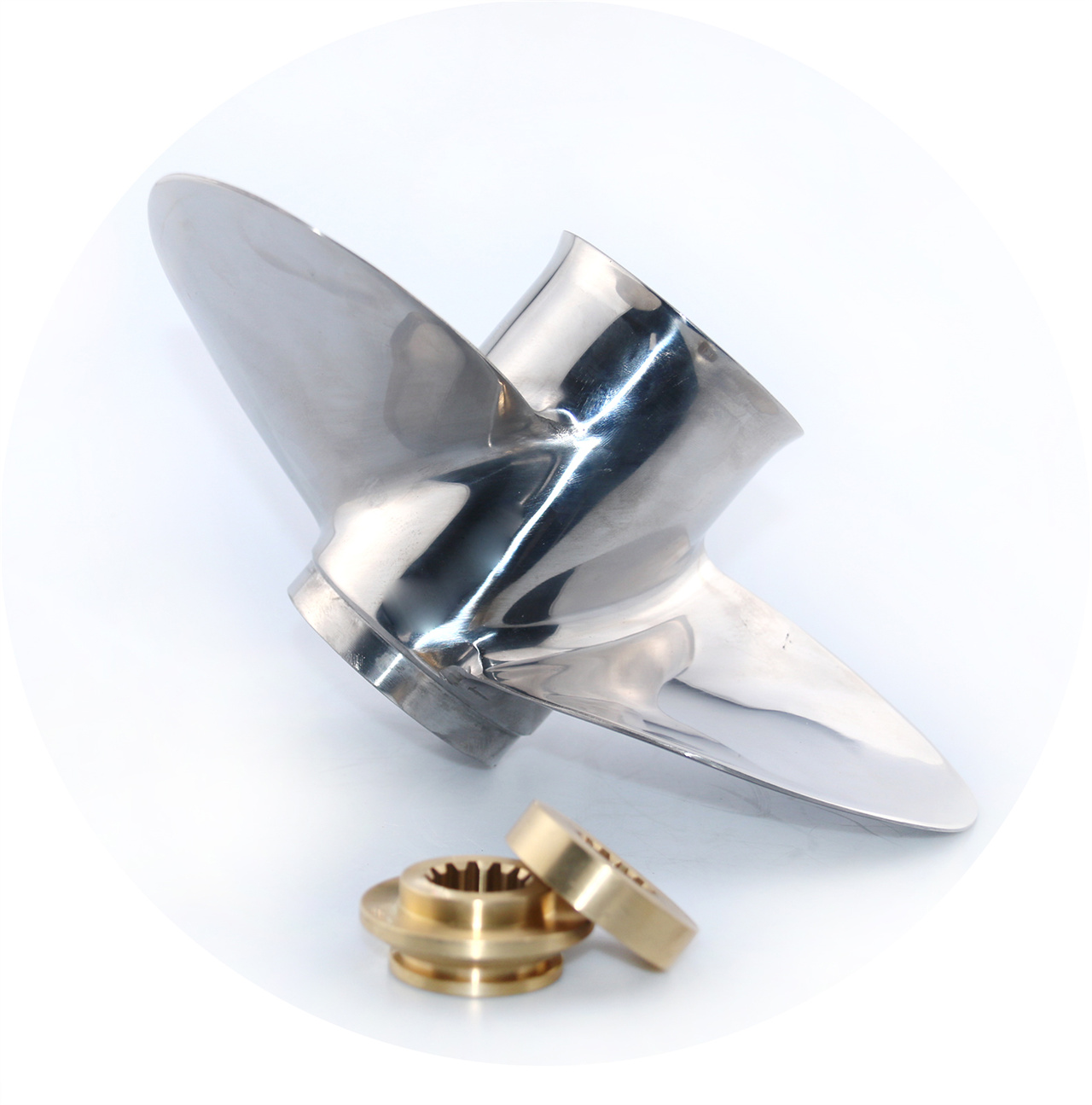 10 3/4x12 Outboard Propeller Stainless Steel Fit Tohatsu Boat Engines 35HP - 50HP - Image 2