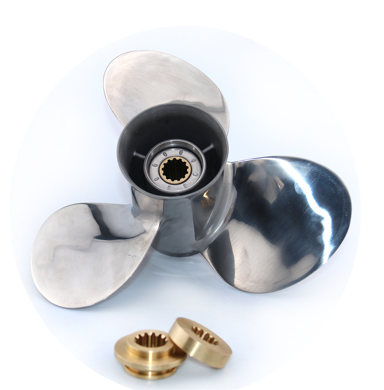 10 3/4x12 Outboard Propeller Stainless Steel Fit Tohatsu Boat Engines 35HP - 50HP - Image 3