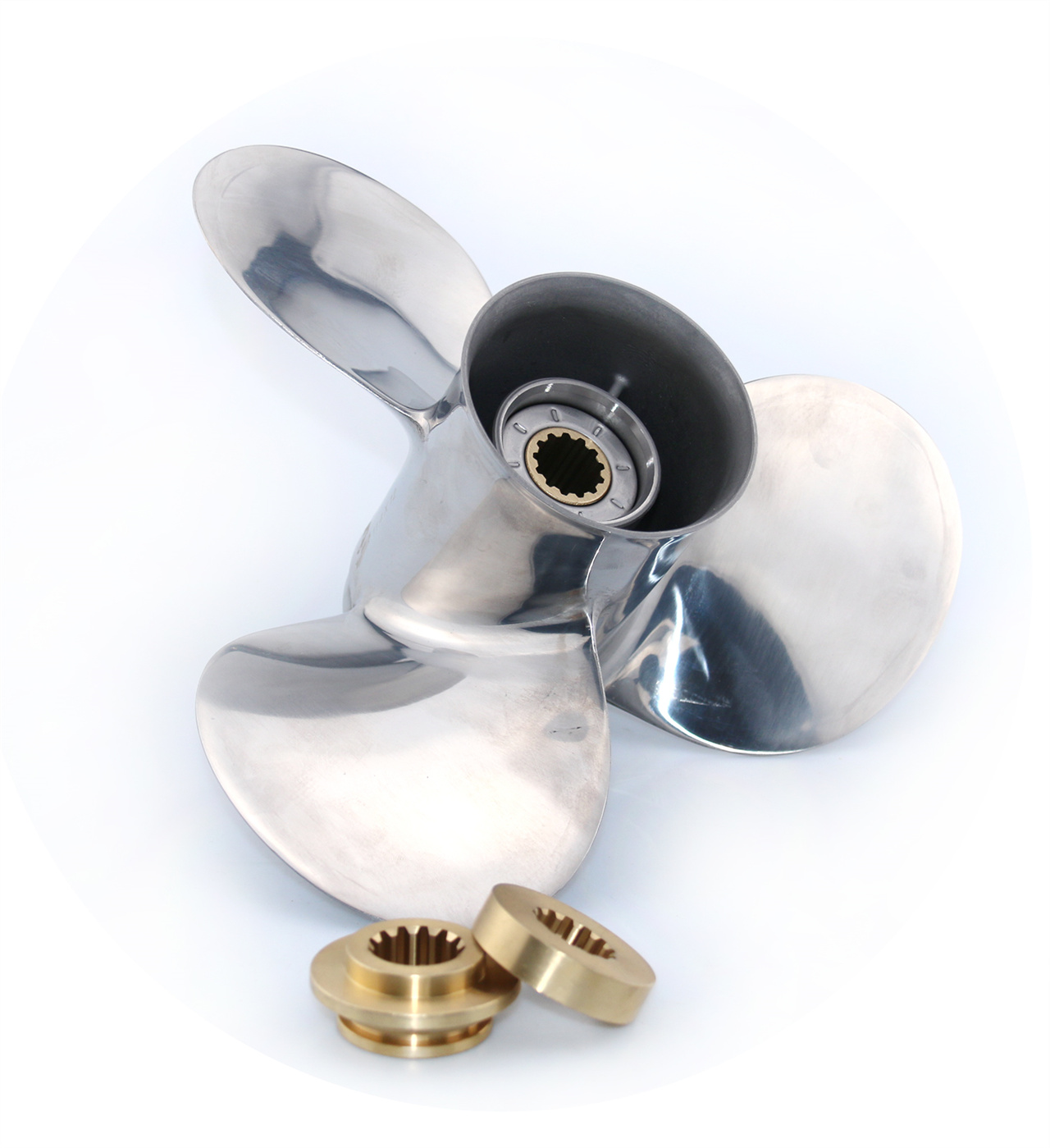 10 3/4x12 Outboard Propeller Stainless Steel Fit Tohatsu Boat Engines 35HP - 50HP - Image 4