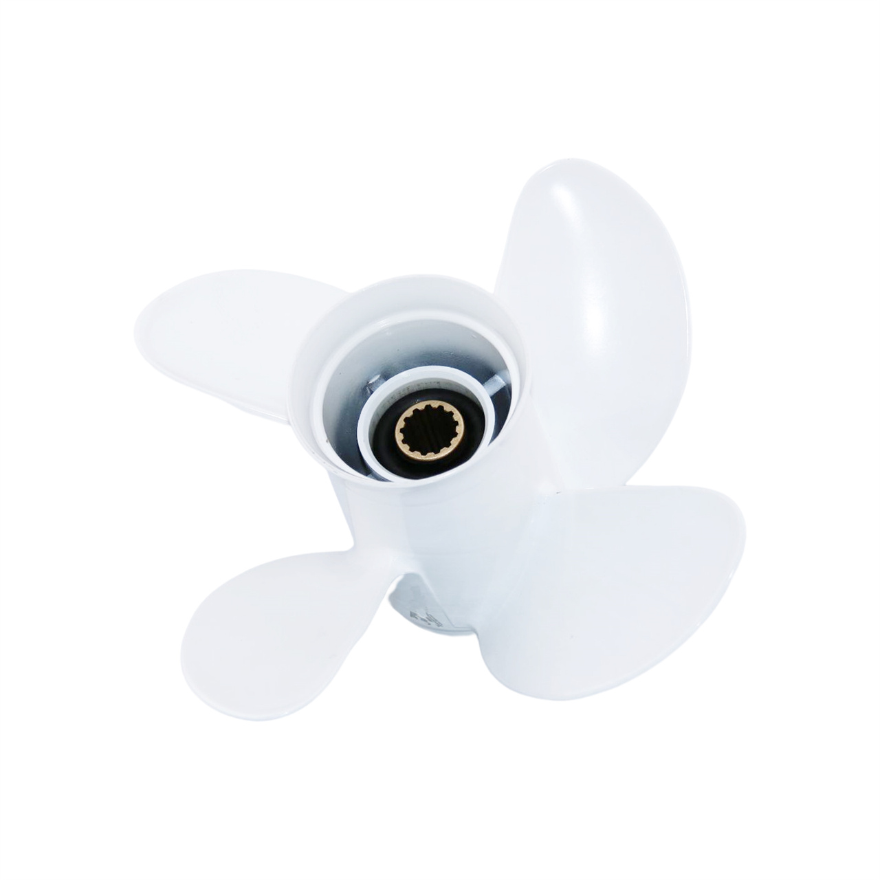 10.1×15 Outboard Propeller Aluminum Fit Yamaha Boat Engines 25-60 HP 4 Blades - Image 3