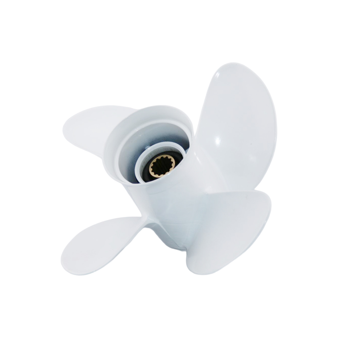 10.6×11 Outboard Propeller Aluminum Fit Yamaha Boat Engines 25-60 HP 4 Blades - Image 4