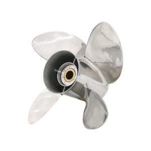 13 1/2×14 Outboard Propeller Stainless Steel Fit Yamaha Boat Engines 50-130HP 4 Blades
