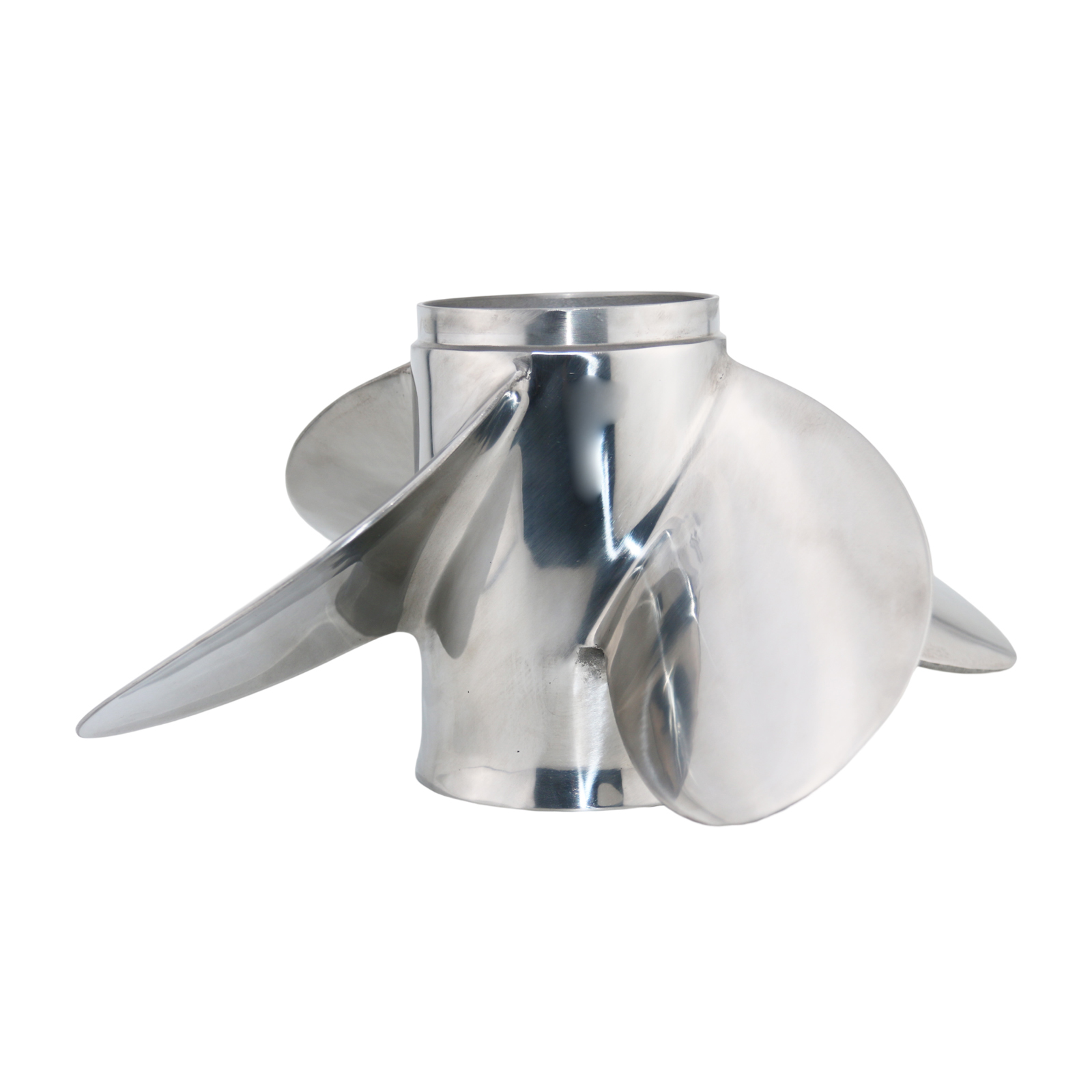 13 1/2×13 Outboard Propeller Stainless Steel Fit Yamaha Boat Engines 50-130HP 4 Blades - Image 2